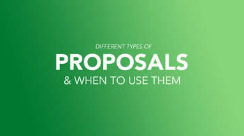 Different Types of Proposals and When to Use Them – AgencyDocs