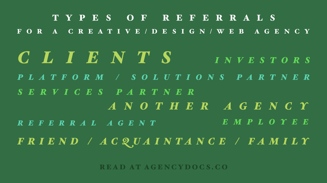 Sources of New Business Referral Leads for an Agency (8 Types Examined)